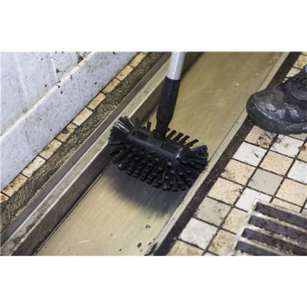 Vikan - Hygiëne Steel (zwart) 150cm aluminium